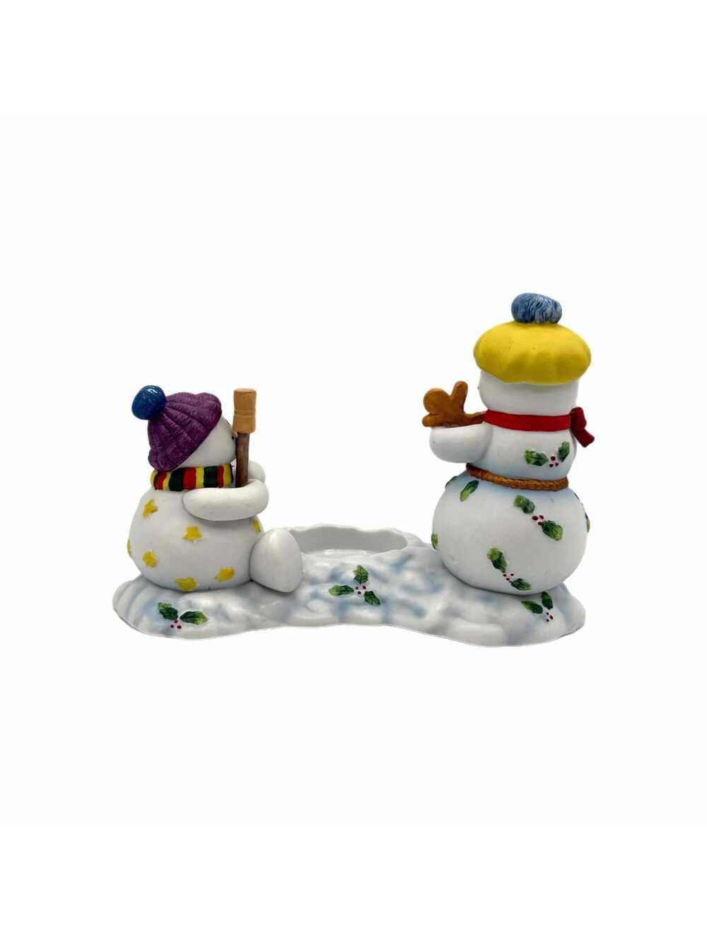 Vintage PartyLite Snowbell Kids Votive / Tea Light Candle Holder P7869 - Picture 2 of 3